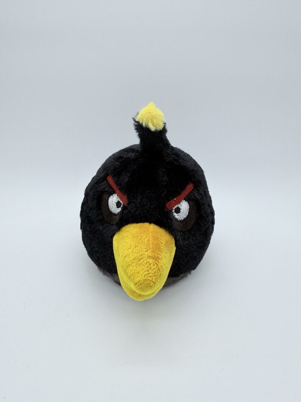 Angry Birds Plush Black Bomb Bird Plush Stuffed Animal Toy 2010